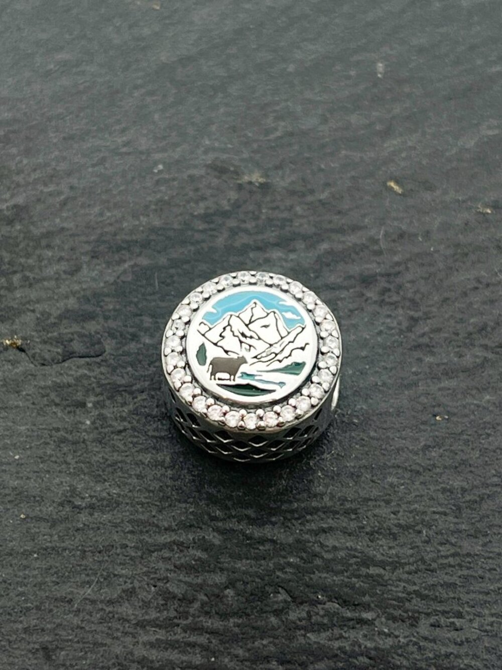 Pandora Gatlinburg Tennessee Cabin Camping Exclusive Charm Sterling Silver Bead